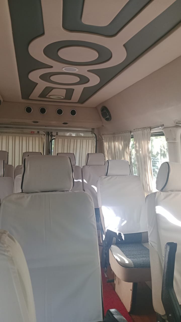 Tempo Traveller Interior