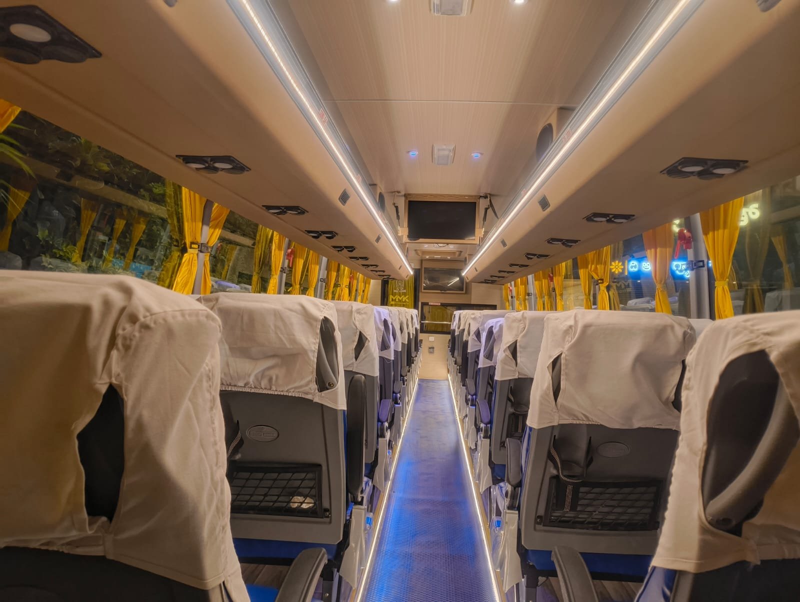 Volvo 45 Seater Interior Seating